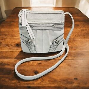 Etienne Aigner White Crossbody Bag, Vintage.